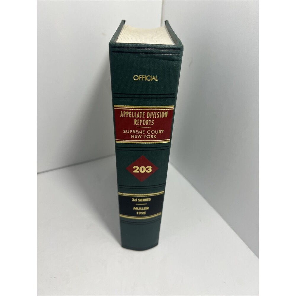 Appellate Division Reports Supreme Court NY 2d Series Muller 1995 -203